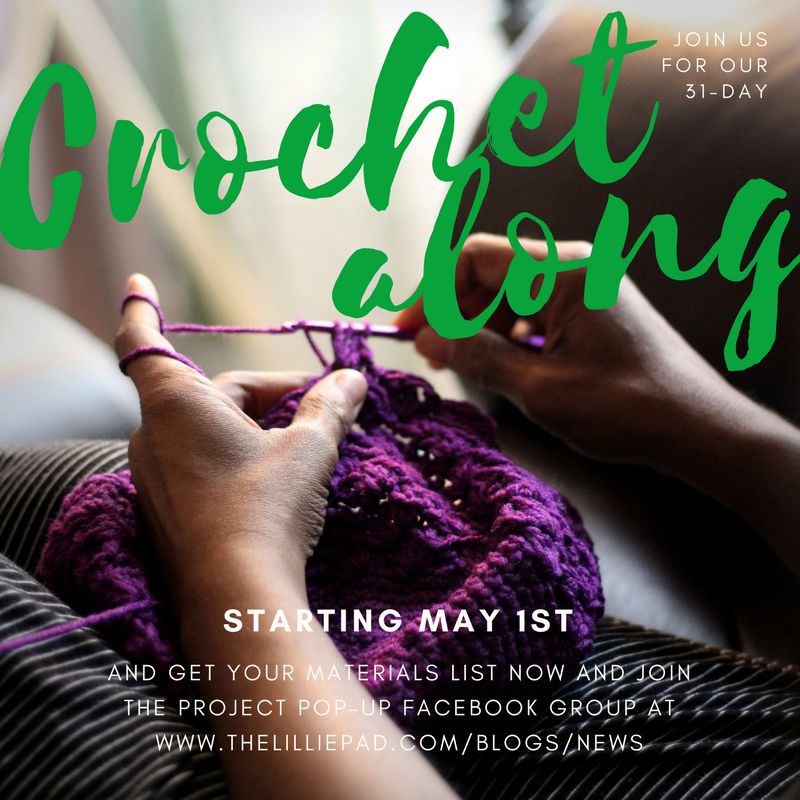 May 2018 Crochet-Along - A Fun & Free 31-Day CAL with The Lillie Pad