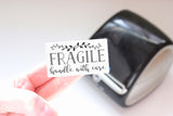 Fragile - Ready-to-Print Dymo compatible Label Designs - Short Rectangular Design