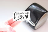 Handmade with Love - Ready-to-Print Dymo compatible Label Designs - Rectangular Design