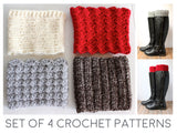 Boot Cuff Crochet Digital Download Pattern 