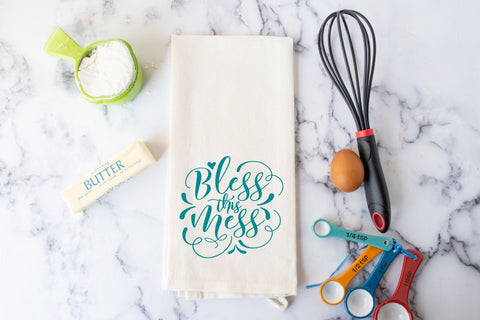 Bless This Mess Funny Kitchen Towel – The Lillie Pad