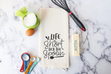 Kitchen Towel - Life is Short Lick the Spoon Hand Towel