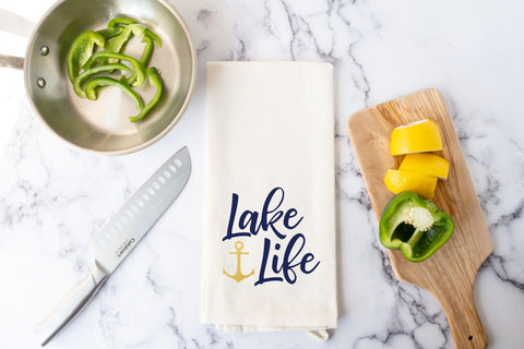 Lake Kitchen Towel - Lake Life Dish Towel