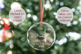 Lake Lanier Christmas Ornament - Lake Lanier Gift - Lake Lanier Map Keepsake Ornament - Georgia